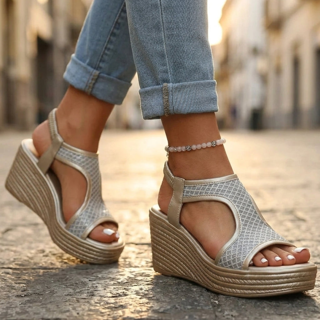 Roman Supportive Wedge Sandals