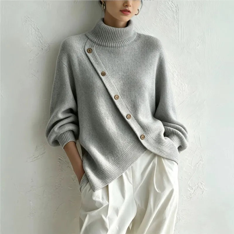 Valeria Wrap Front Sweater