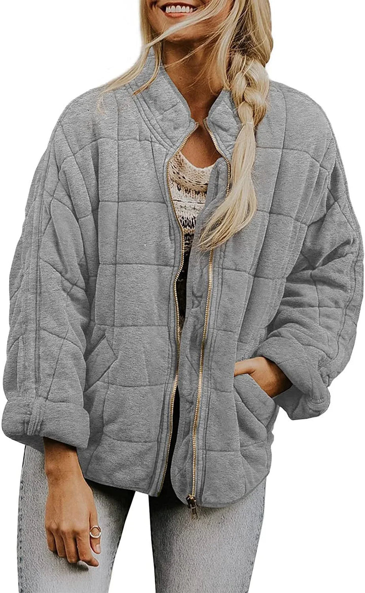 Amara Quilted Bomber Jacket