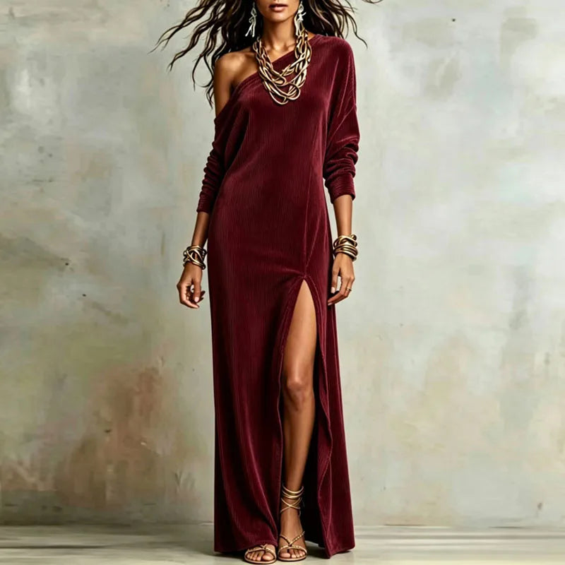 Kayla Off Shoulder Maxi Dress