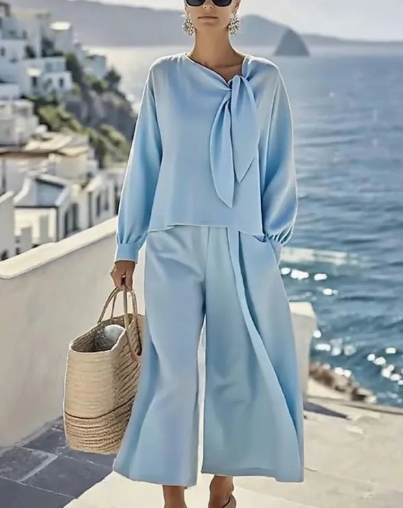 Sylverine Long Sleeve Relaxed Fit Jumpsuit Set