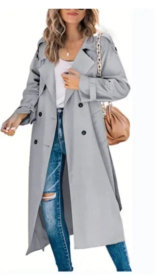 Juniper Double Breasted Trench Coat