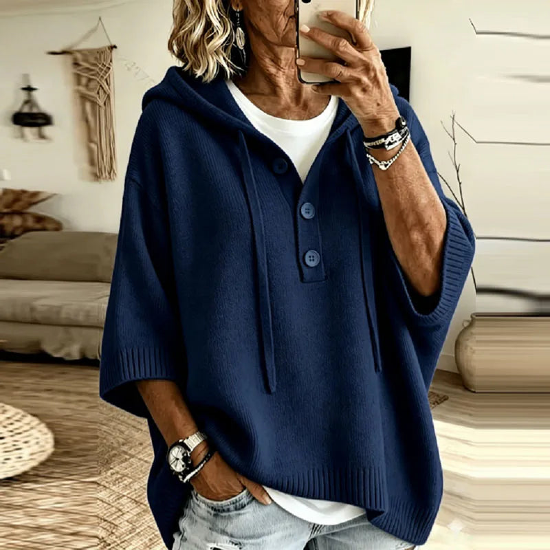 Lorena Hooded Knit Pullover