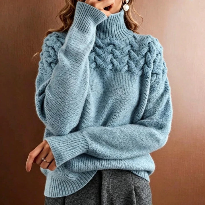 Wren Cable Knit Turtleneck