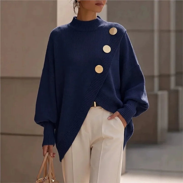 Solene Mock Neck Pullover