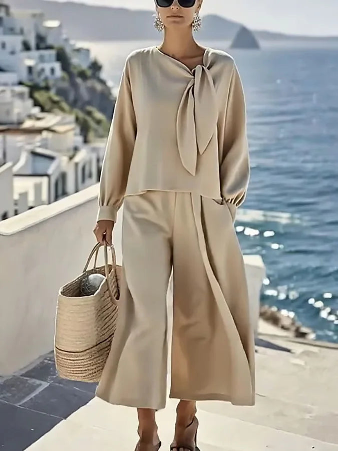 Sylverine Long Sleeve Relaxed Fit Jumpsuit Set