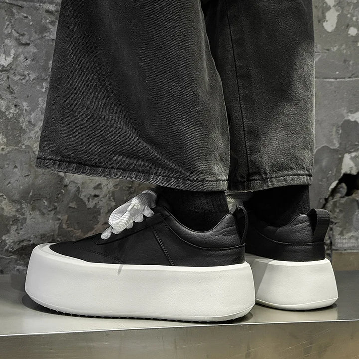 Raven Wide Lace Platform Sneakers