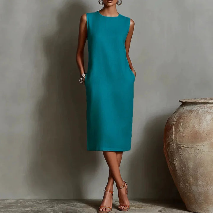 Zeloria Casual Relaxed Midi Dress