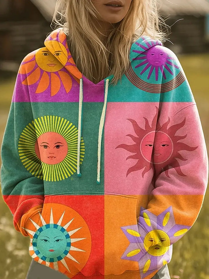 Sunniva Bohemian Print Hoodie