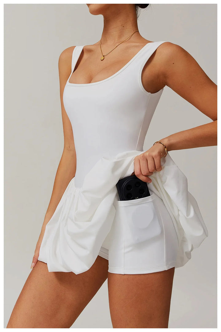 Clarisse Flattering Bubble Tennis Dress