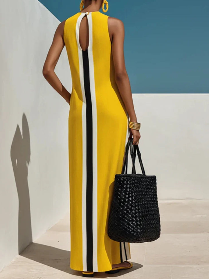 Marina Striped Pocket Maxi Dress