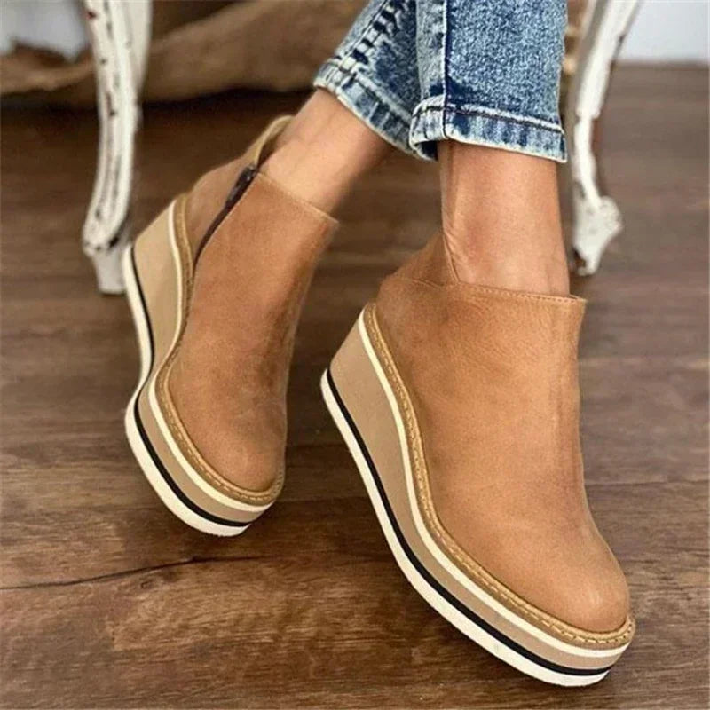 Odetta Orthopedic Wedge Boot