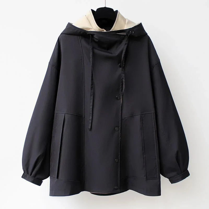 Winona Contrast Collar Trench
