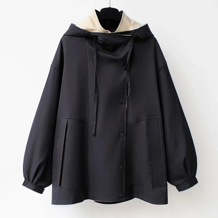 Winona Contrast Collar Trench