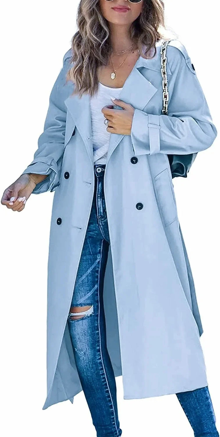 Juniper Double Breasted Trench Coat