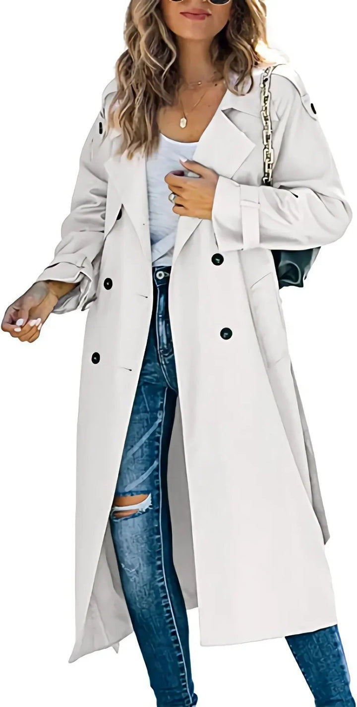 Juniper Double Breasted Trench Coat