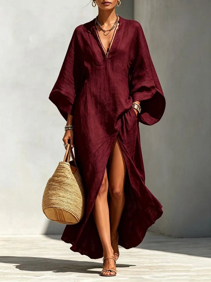 Sadona High Slit Boho Maxi Dress