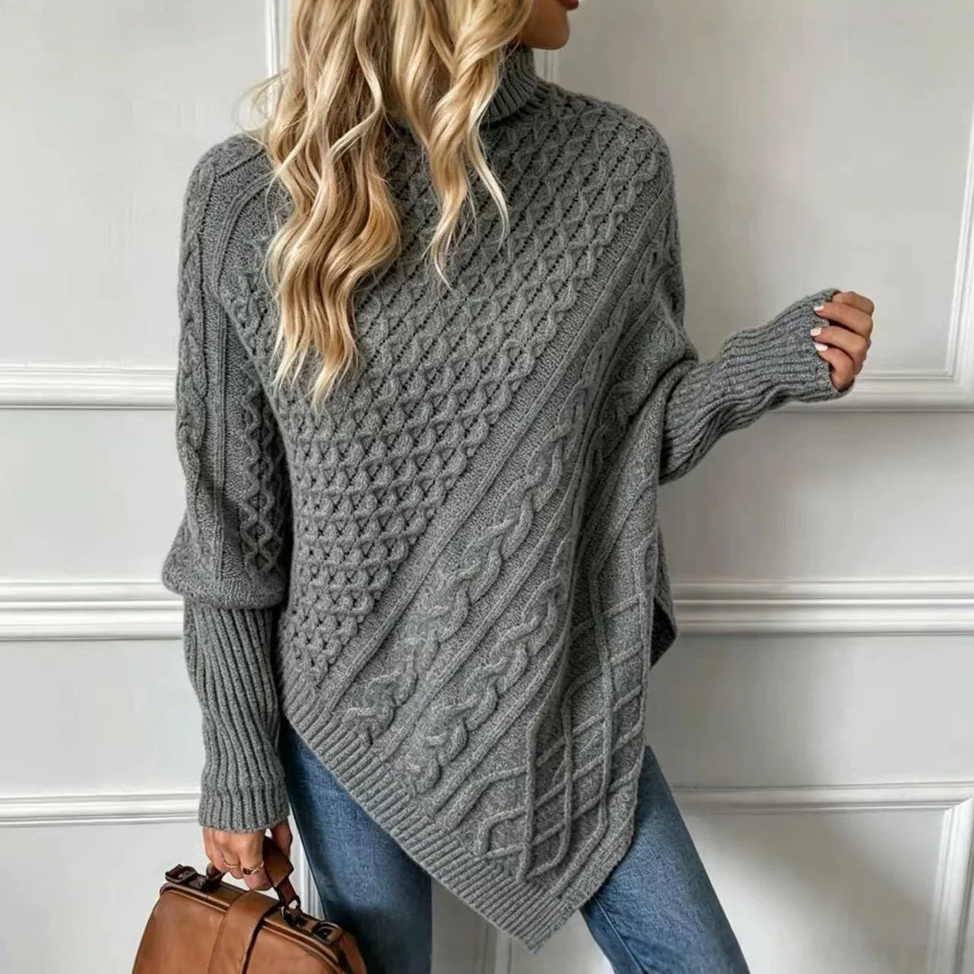 Guinevere Asymmetric Hem Sweater