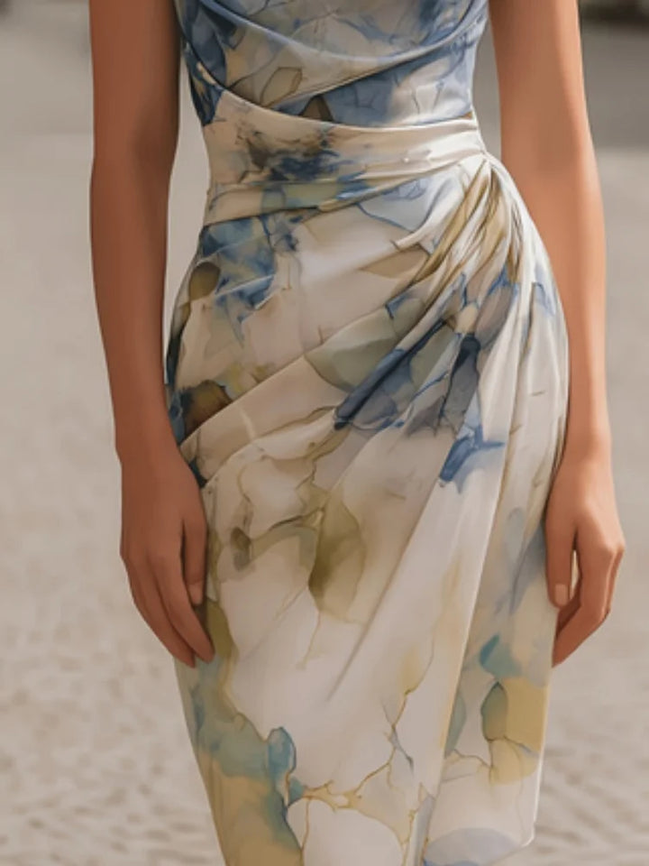Estelle Cowl Neck Midi Dress