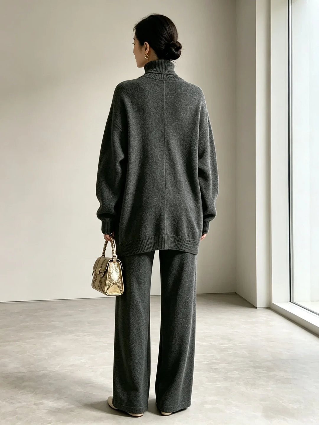 Isolde Wrap Front Sweater Set