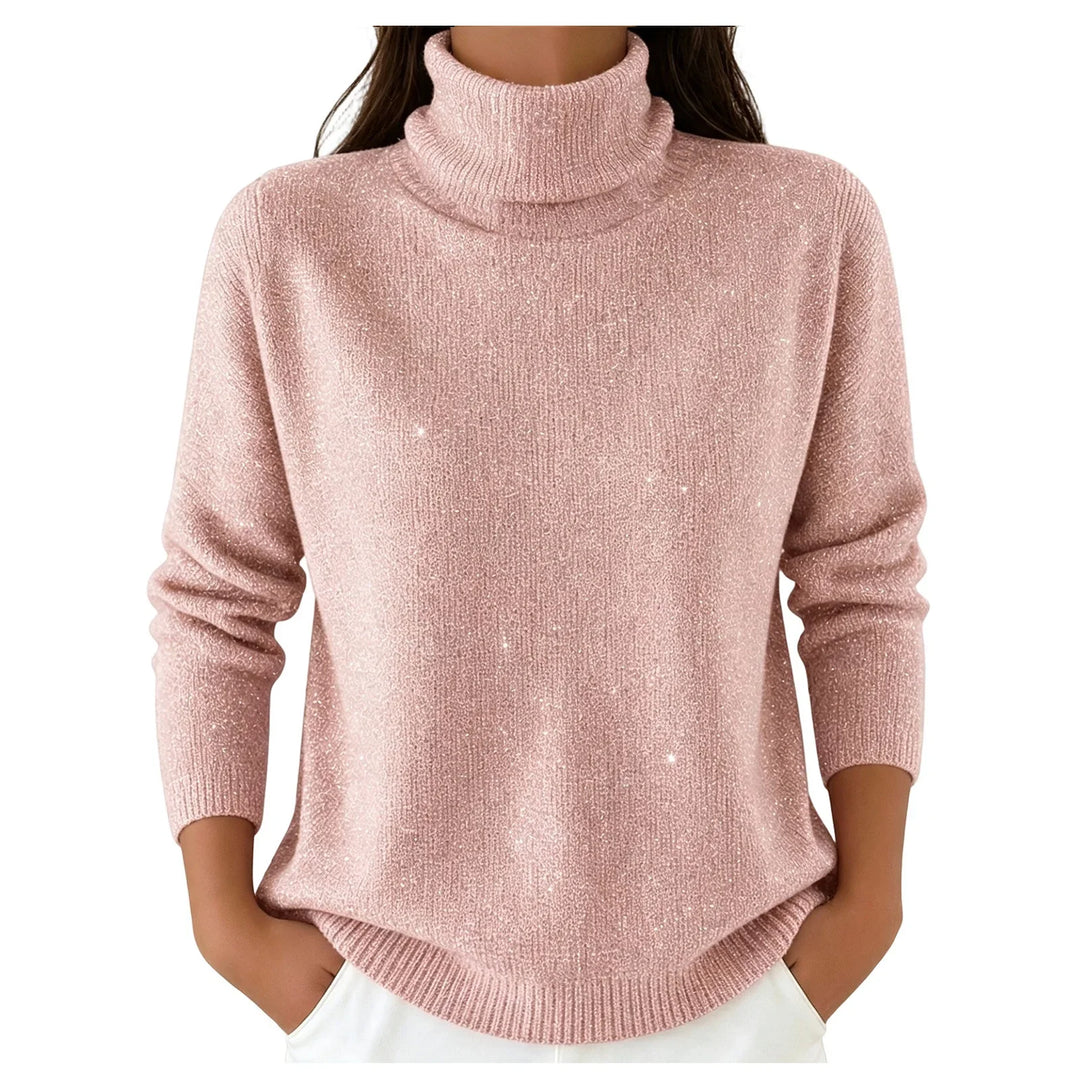 Noelani Turtleneck Shimmer Sweater