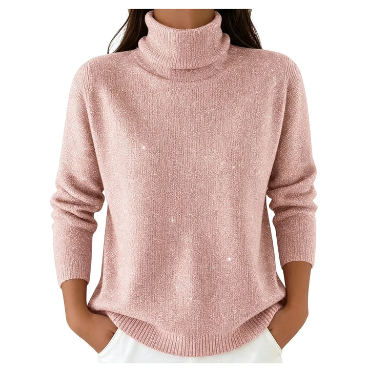 Noelani Turtleneck Shimmer Sweater