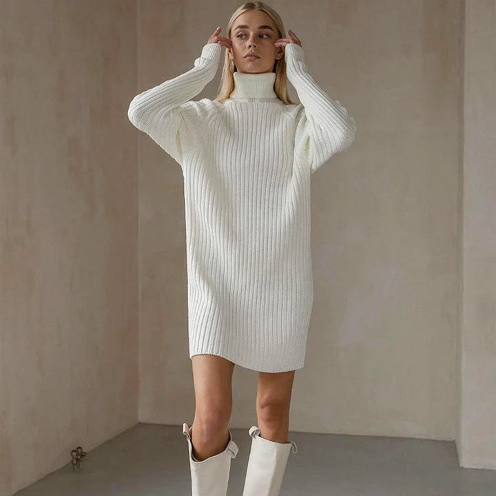 Vesper High Neck Sweater Dress