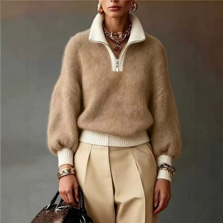 Alina Soft Brushed Knit Sweater