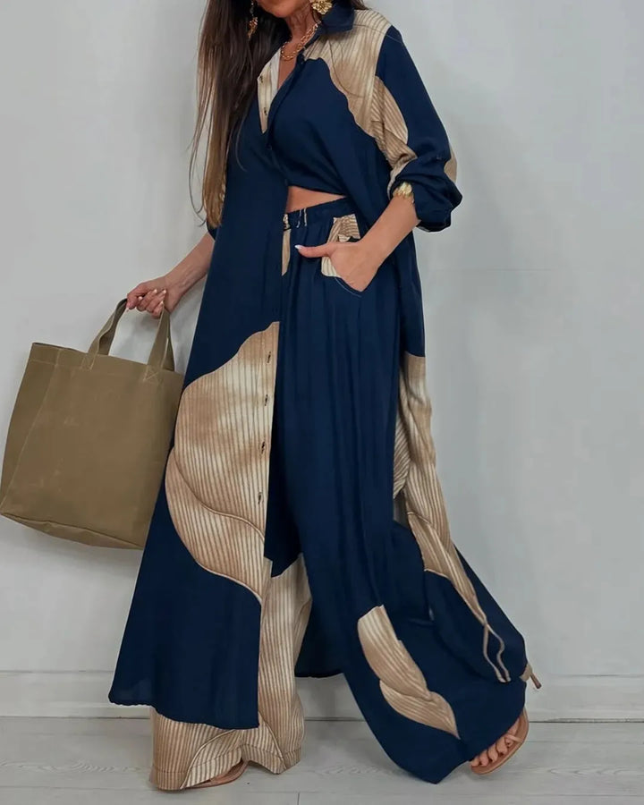 Rachel Long Sleeve Boho Matching Set