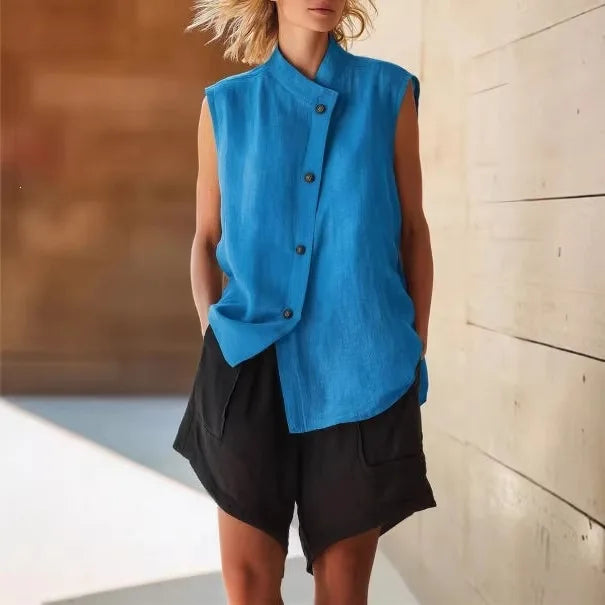 Noelle Button Front Two-Piece Set