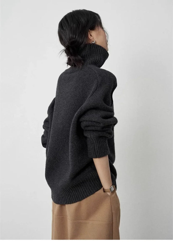Linnea Turtleneck Wool Sweater