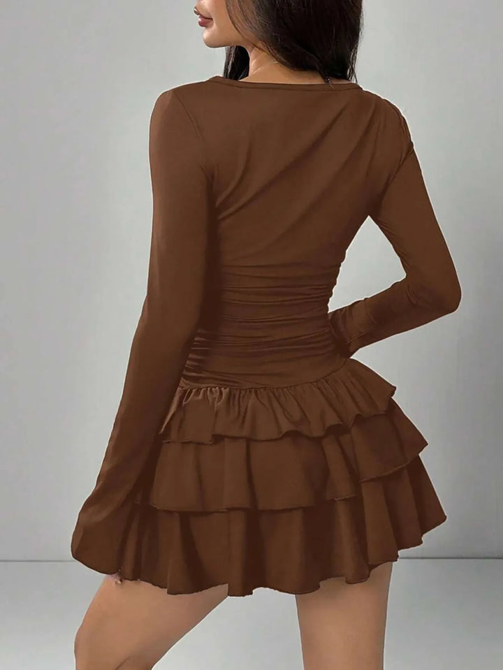 Odessa Ruched Waist Mini Dress