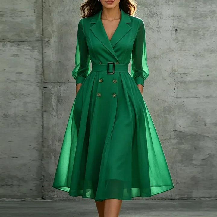 Nola Double Breasted Midi Dress