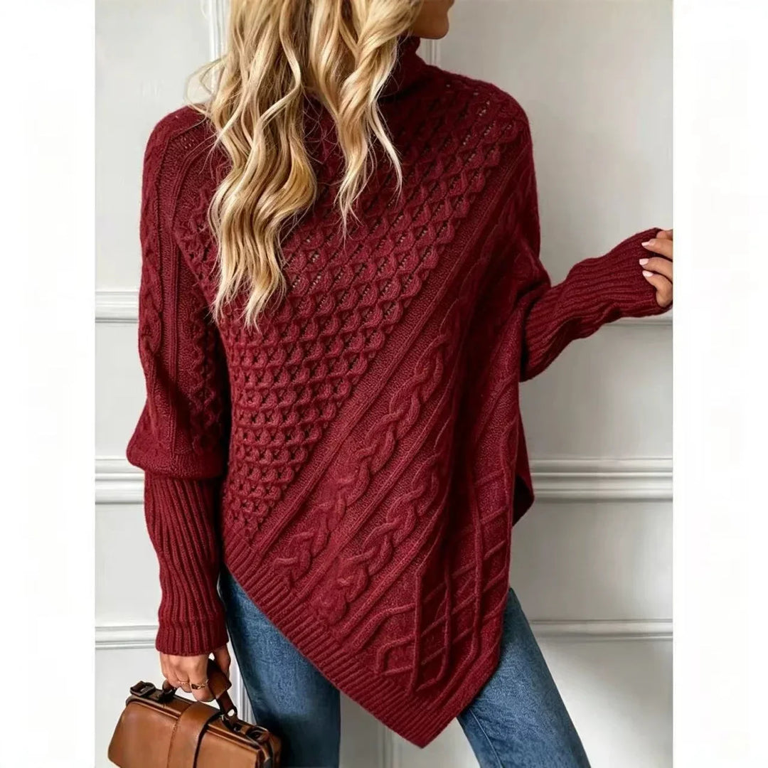 Guinevere Asymmetric Hem Sweater