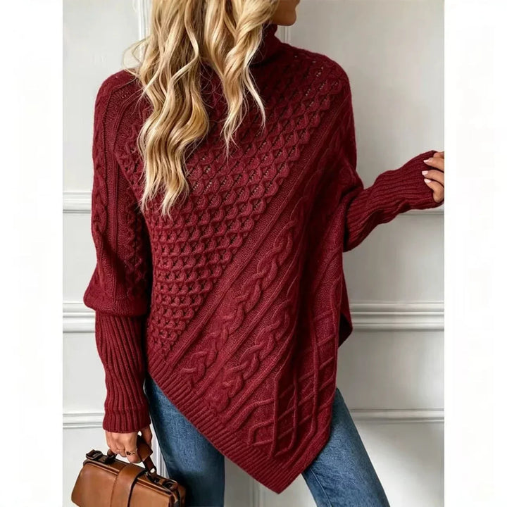 Guinevere Asymmetric Hem Sweater