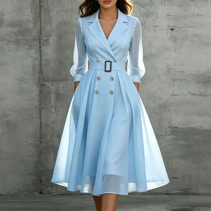 Nola Double Breasted Midi Dress