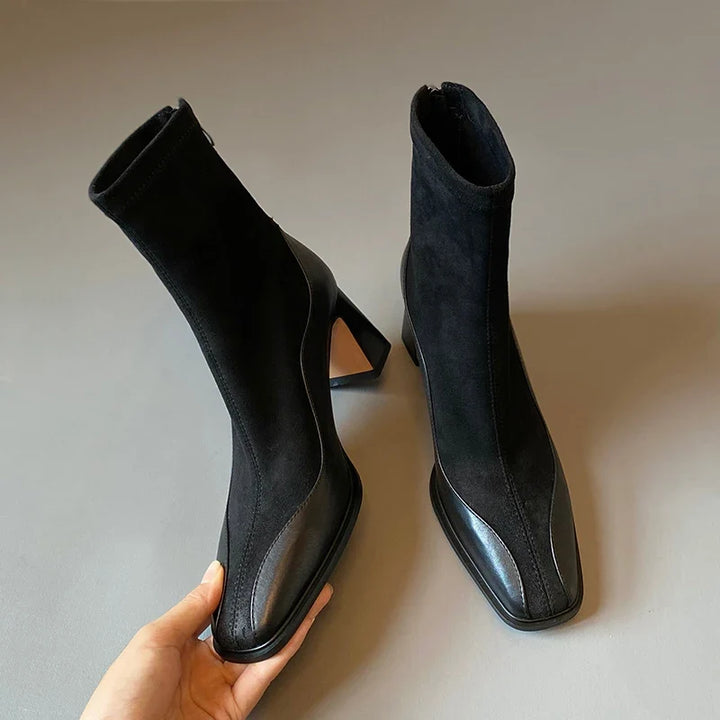 Odalise Square Toe Boots