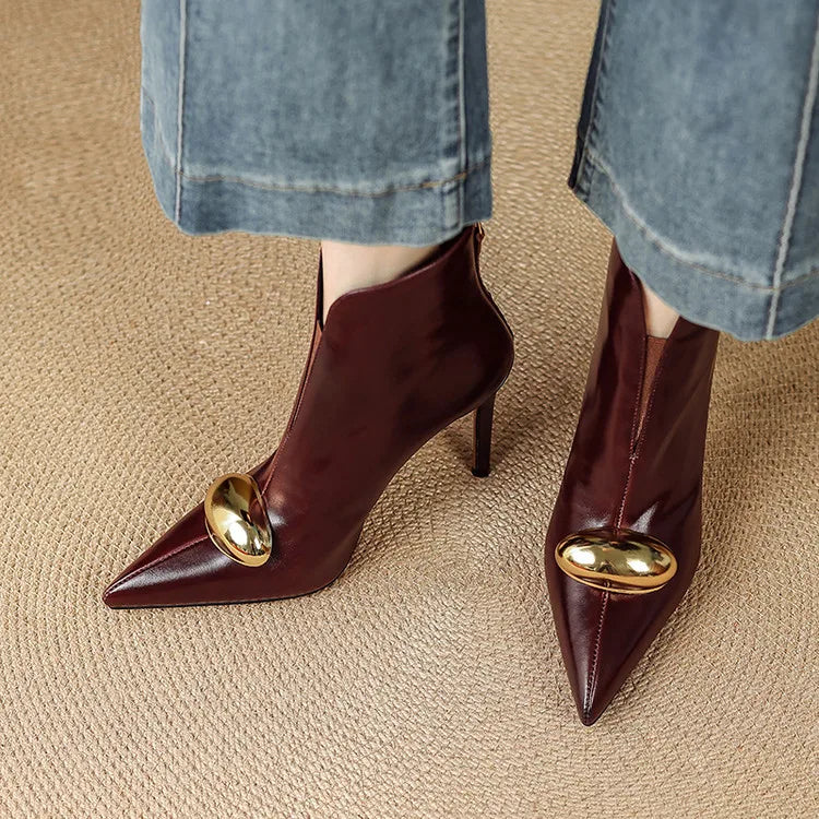 Marlon Pointed Toe Ankle Boot