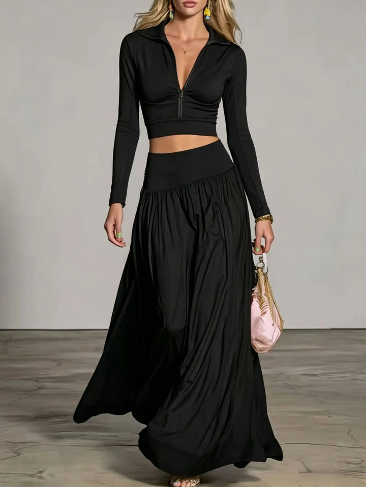 Neoma Relaxed Flowy Skirt Set