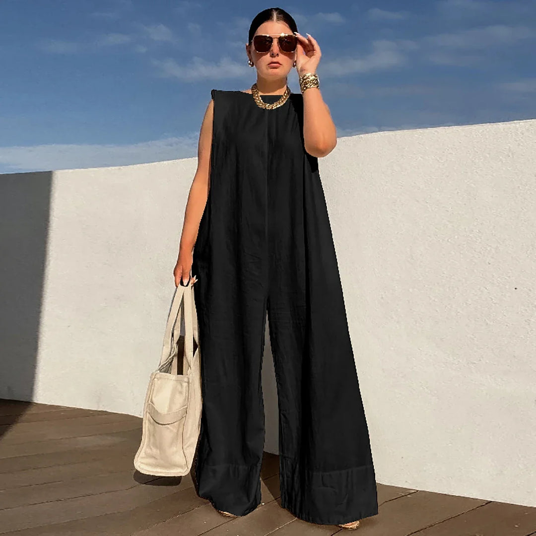 Orelia Relaxed Wide Leg Jumpsuit