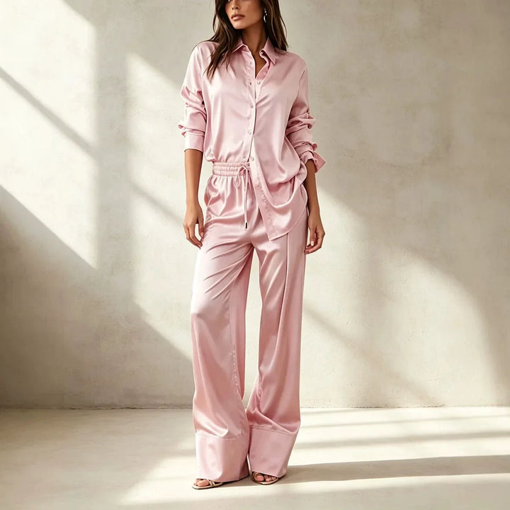 Marisol Satin Finish Two Piece Set