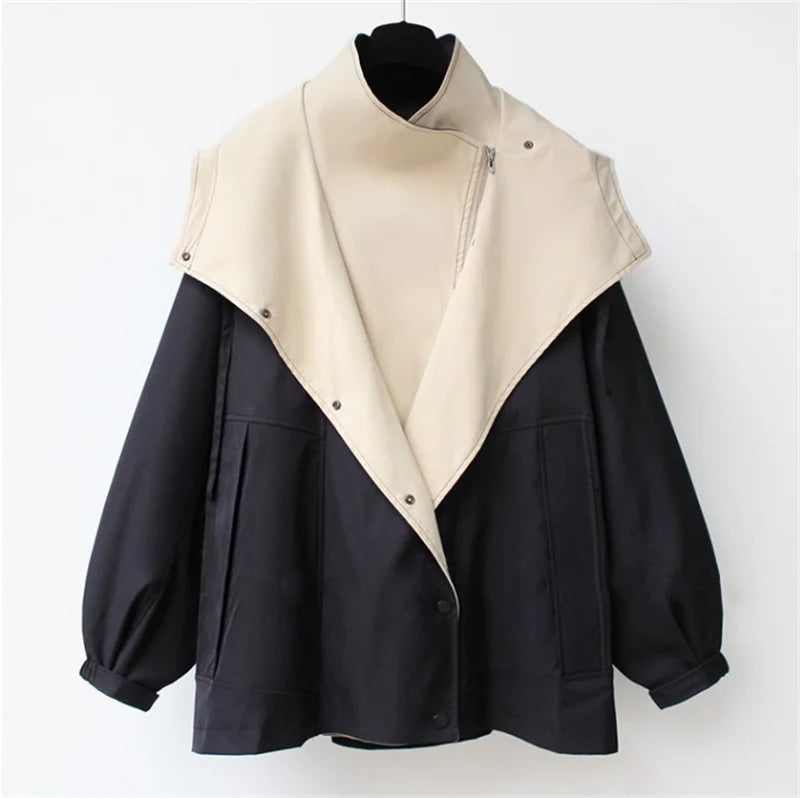 Winona Contrast Collar Trench