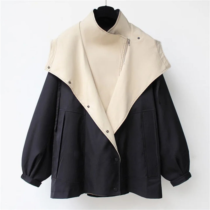Winona Contrast Collar Trench