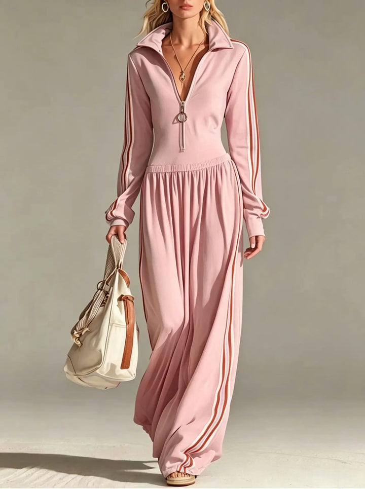 Azelie Activewear Stripe Jumpsuit