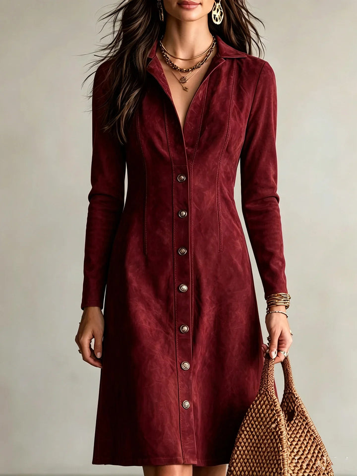 Keltie Button Front Shirt Dress
