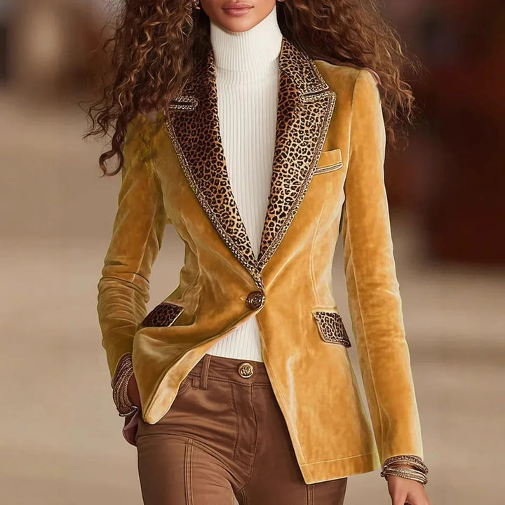 Danica Tailored Velvet Blazer