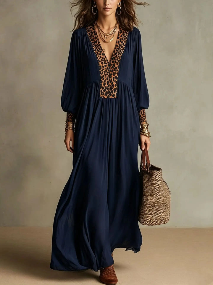 Cariselle Leopard Maxi Dress