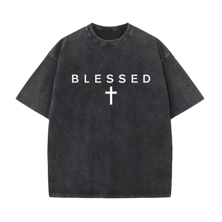 Blessed Faith Graphic Cotton T Shirt