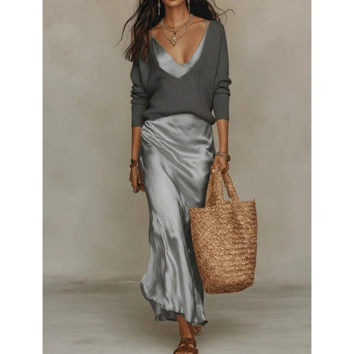 Priscilla Silk Skirt Set