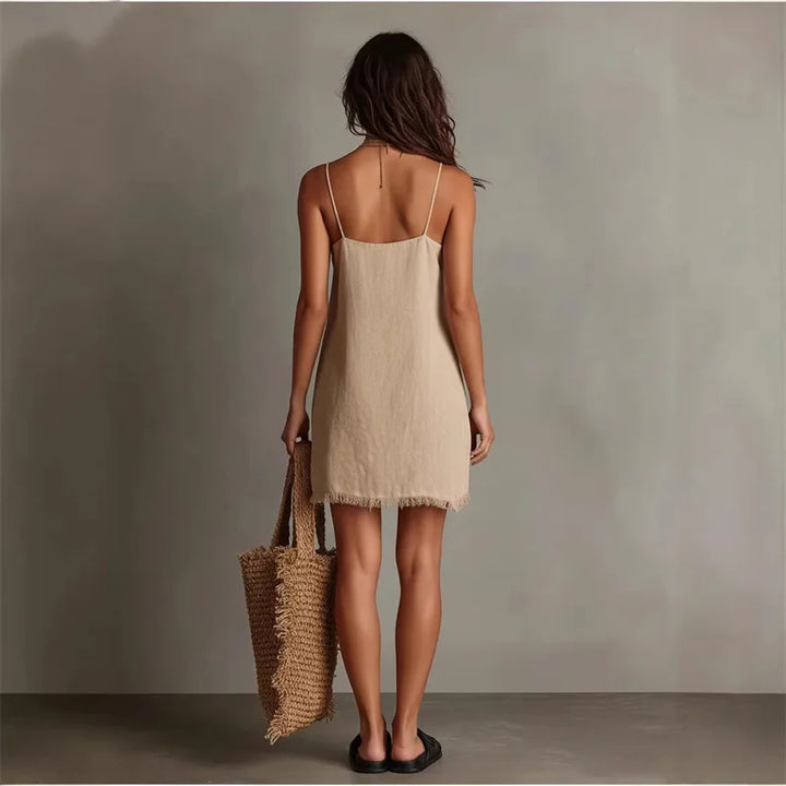 Noami Ruffle Hem Mini Dress